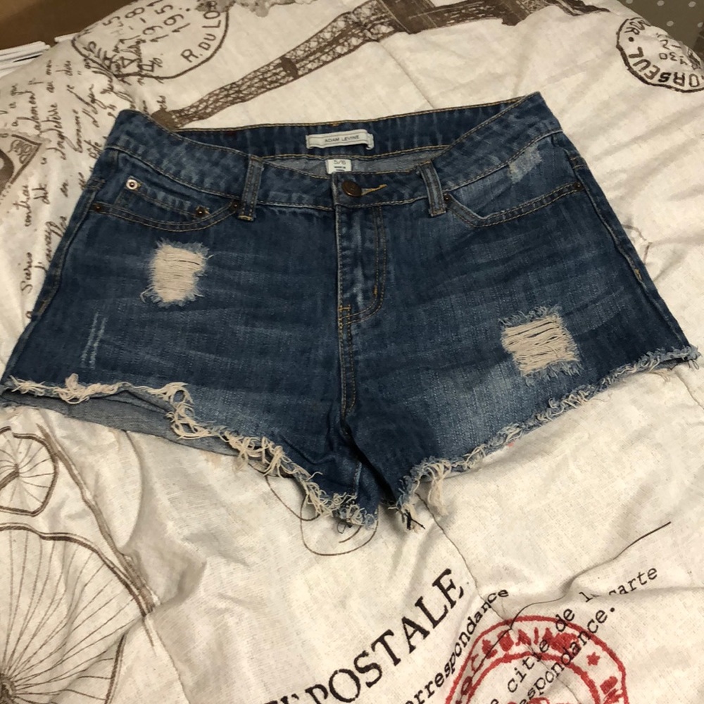 Dark blue denim shorts 🦋